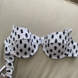 BNWT ADIKA polka dot bikini top